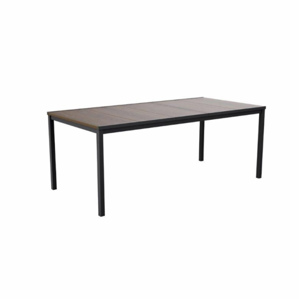 Zahradní stůl Keter Porto 200 walnut black steel