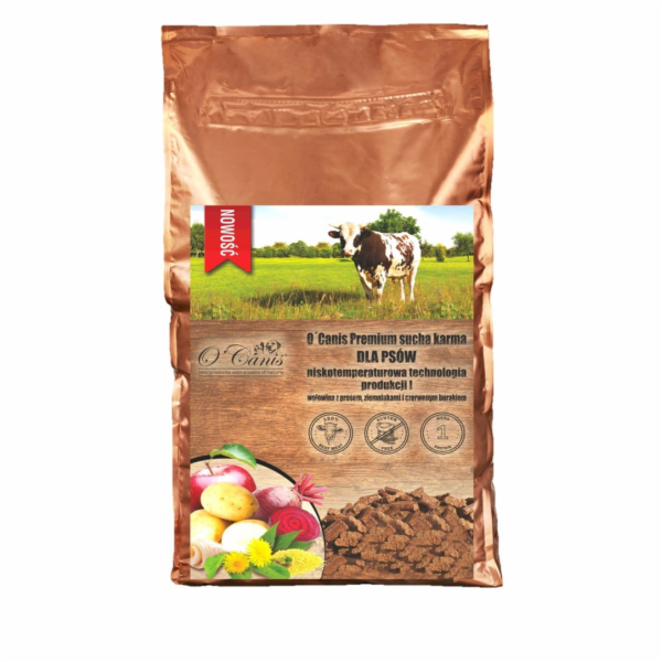 O CANIS Beef with millet, potatoes, and red beet - suché ...