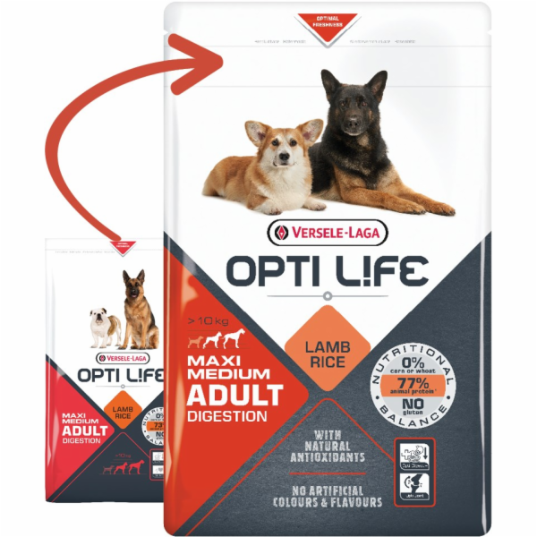 Versele-Laga Adult Digestion Medium & Maxi 12,5 kg Dospělí