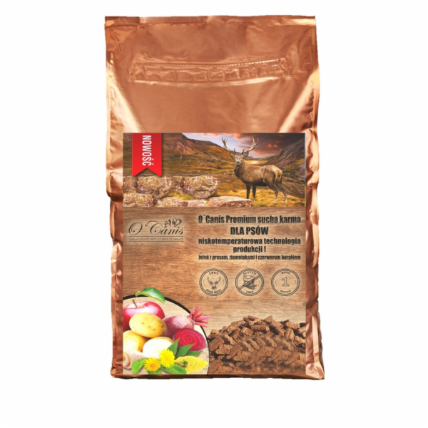 O CANIS Deer with millet, potatoes, and red beet - suché ...
