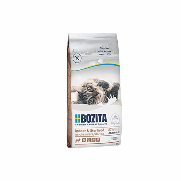 Bozita Indoor&Sterilised Grain free Reindeer 10kg