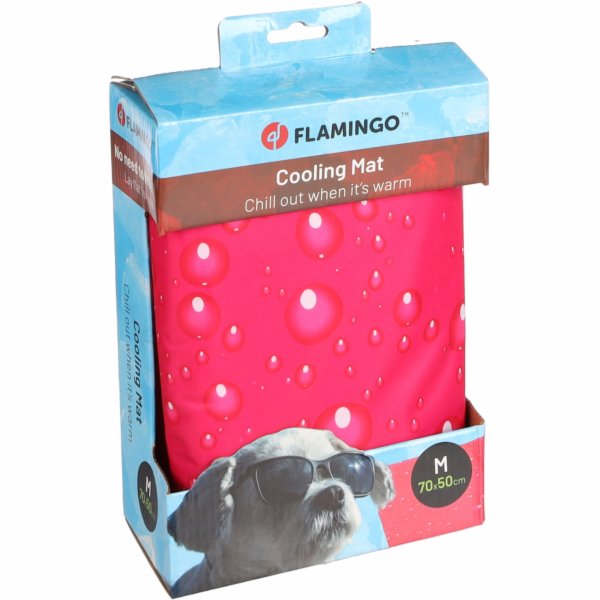 Flamingo Chladící podložka fuchsiová M 70x50cm