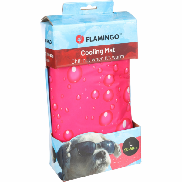 Flamingo Chladící podložka fuchsiová L 90x50cm