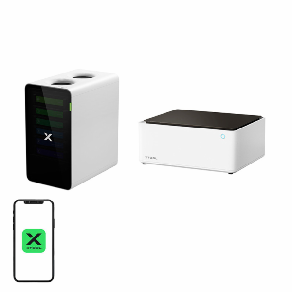 Laserový gravírovací stroj 2 v 1 xTool M1 10W + pohlcovač...