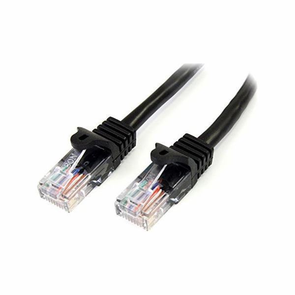 StarTech RJ-45/RJ-45 kat.5e U/UTP Černá 5m (45PAT5MBK)