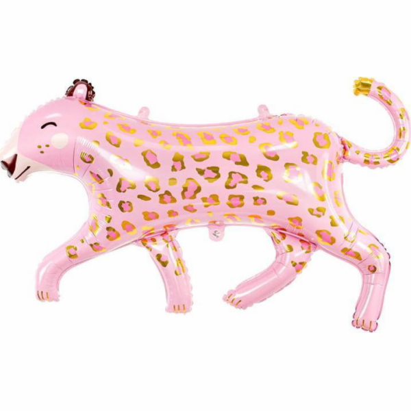 Fóliový balónek PartyDeco Leopard, 103x63cm, mix jedné ve...