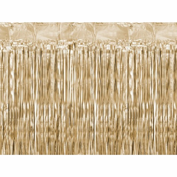 Zlatá opona 90x250 cm