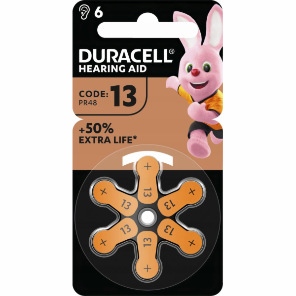 Baterie do sluchadla Duracell Naslouchátko 13
