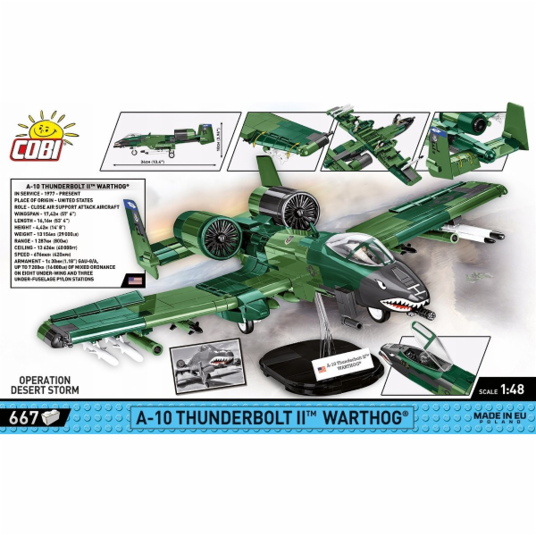 COBI A-10 Thunderbolt II Warthog, stavebnice