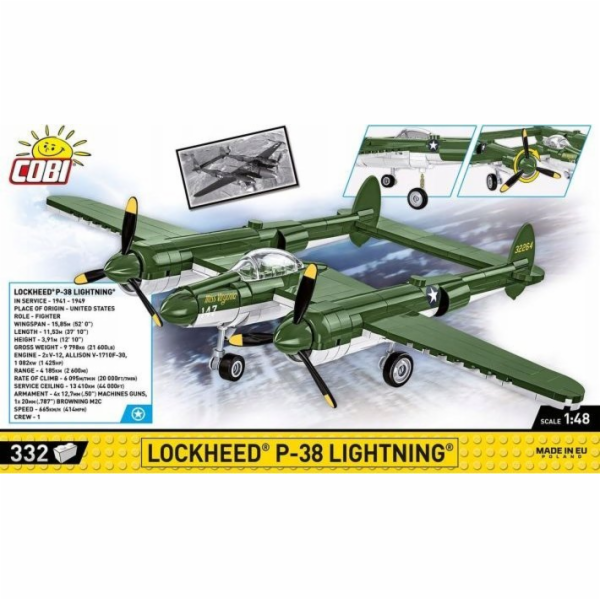COBI Lockheed P-38 Lightning, stavebnice