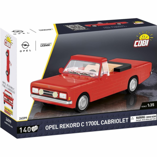 COBI Opel Rekord C 1700 L Cabriolet, stavebnice