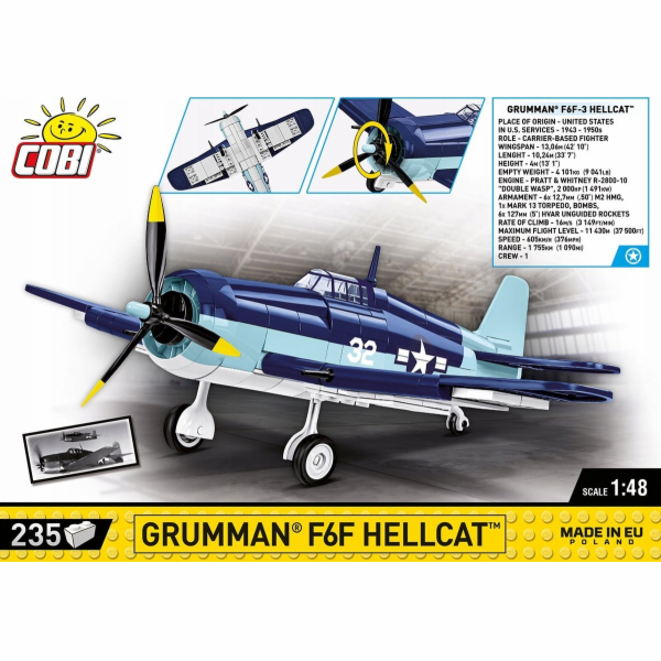 COBI Grumman F6F Hellcat, stavebnice