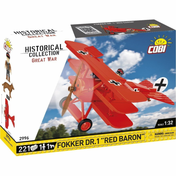 COBI Fokker Dr.1 Red Baron, stavebnice