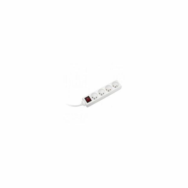 Konnoc DX-4FS prodlužovací kabel s vypínačem, 4 zásuvky, 3m