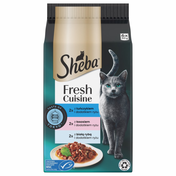SHEBA Fresh Cuisine Taste of Tokyo - mokré krmivo pro koč...