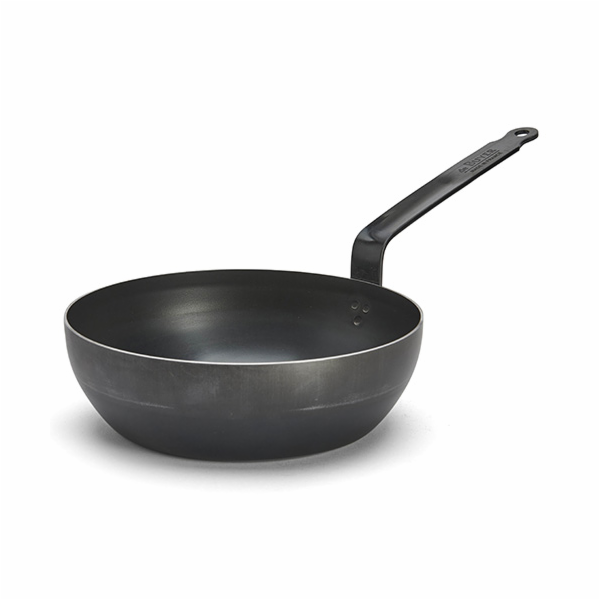 Pánev de Buyer, 5214.24, BLUE CARBON, hluboká, modrá ocel...