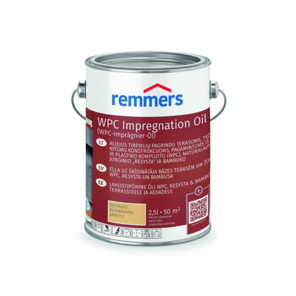 Remmers Teras WPC olej bezbarvý, 2,5l