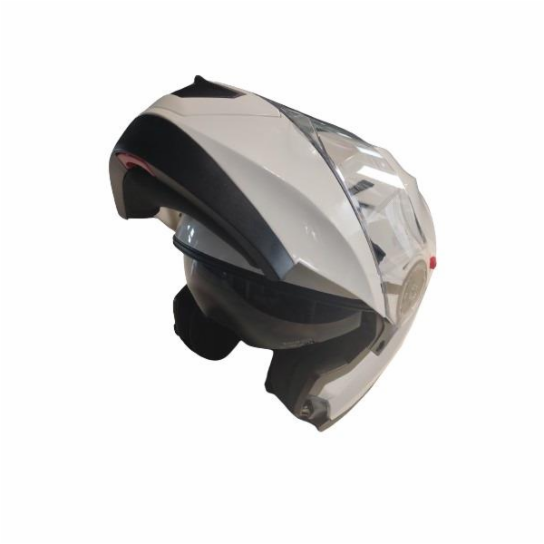 Moto přilba YM-925, XL (61-62 cm), bílá