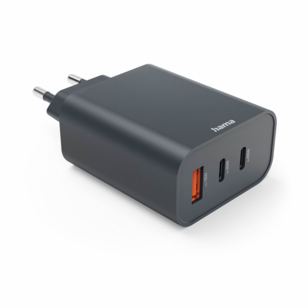 Hama Schnellladegerät PD     65W 2xUSB-C/1xUSB-A, anthraz...
