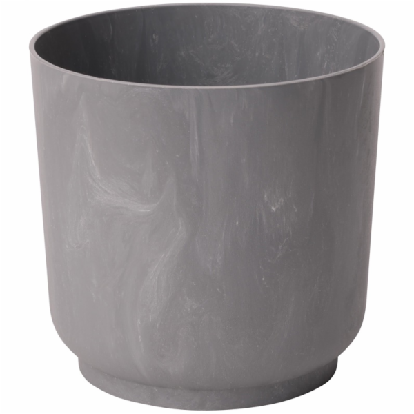 Květináč Forma Plast SATINA 4285-081, O 25 cm, šedá