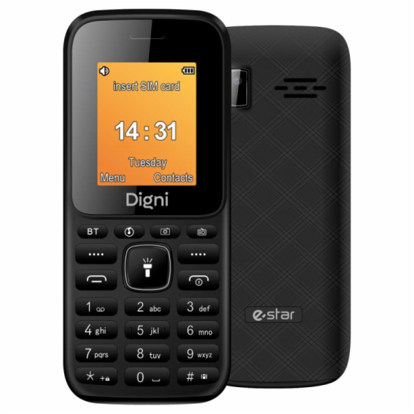Mobilní telefon Estar Digni Mini, 32 MB, černý