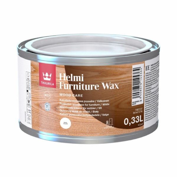 Vosk Tikkurila Helmi Vosk na nábytek, bílý, 0,33L