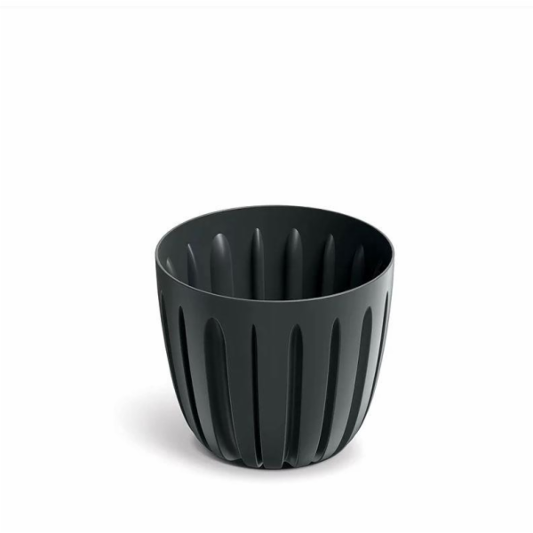 Květináč Prosperplast WARIO, plastový, O 13,8 cm, černý