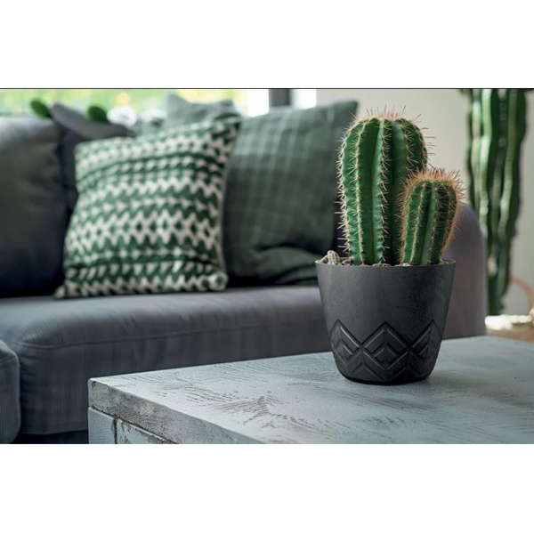 Hrnec Prosperplast ARECO CONCRETE, O 19,8 cm, šedý