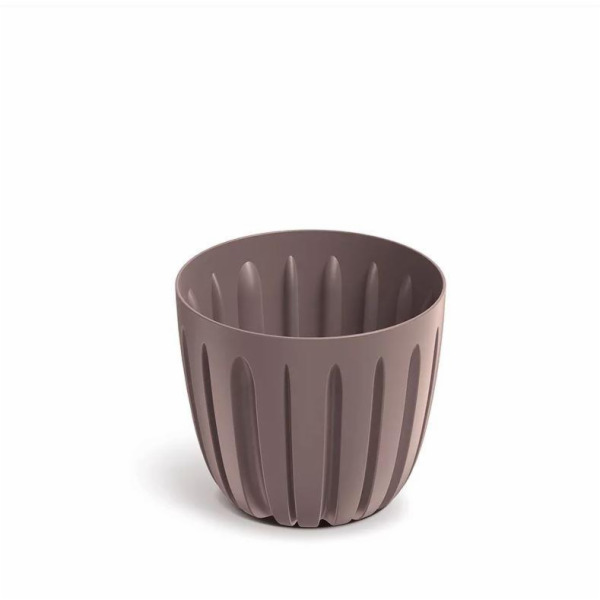 Květináč Prosperplast WARIO, plastový, O 16,8 cm, šedý