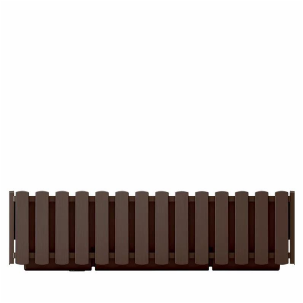 Květináč Prosperplast BOARDEE FENCYCASE, O 58 x18 cm, hnědý