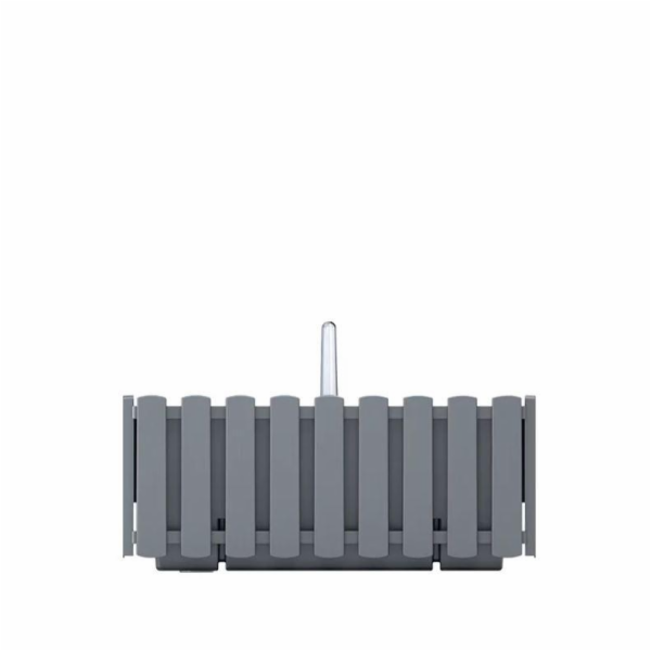 Květináč Prosperplast BOARDEE FENCYCASE W, O 38x18 cm, šedý