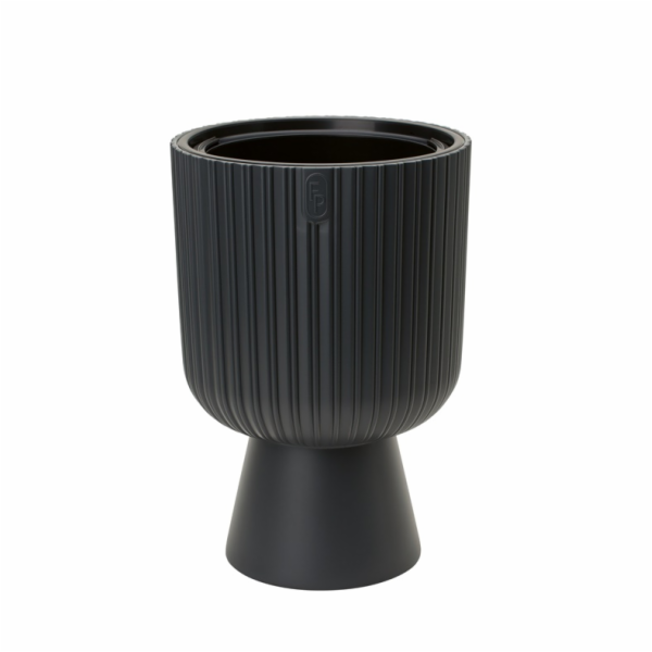 Květináč Forma Plast KELI MIKA, O 29 cm, antracit