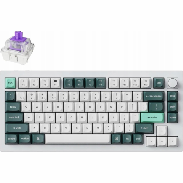 Bezdrátová klávesnice Keychron Q1 HE RGB Nebula Magnetic ...