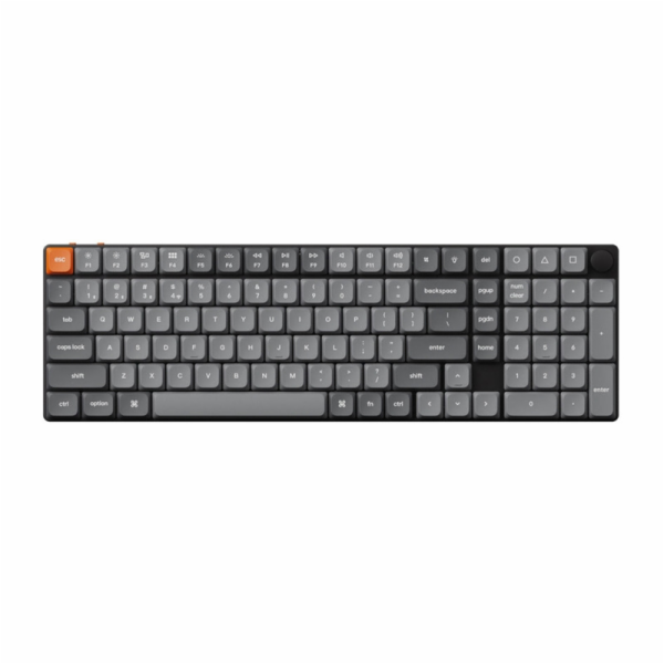 Bezdrátová nízkoprofilová klávesnice Keychron K17 Max RGB...