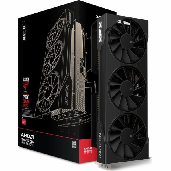 Grafická karta. XFX Swift RX 9070 3-FAN Gaming Ed 16GB