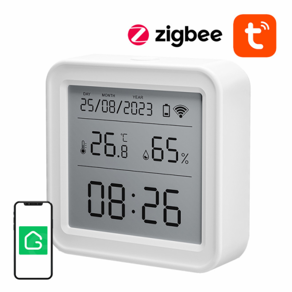 Zigbee Gosund ST17 LCD chytrý senzor teploty a vlhkosti Tuya