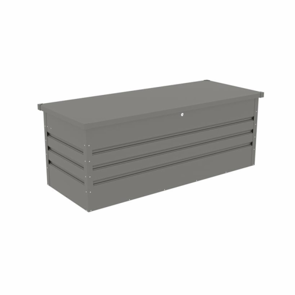 Zahradní box G21 Denver 560 L, metalický šedý plechový