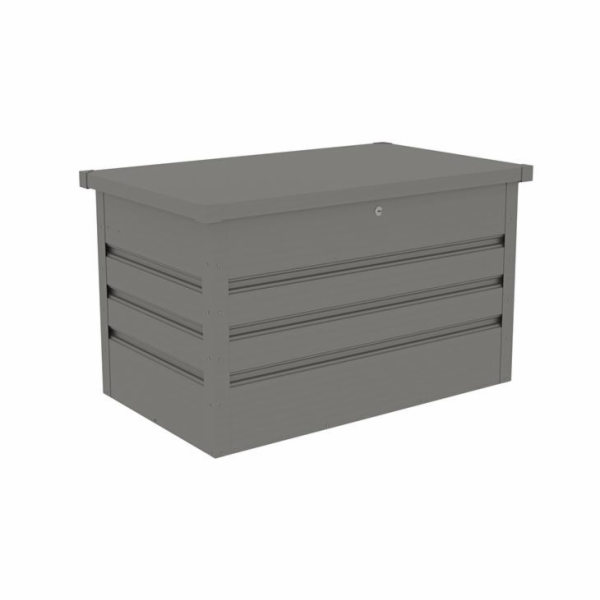 Zahradní box G21 Denver 280 L, metalický šedý plechový