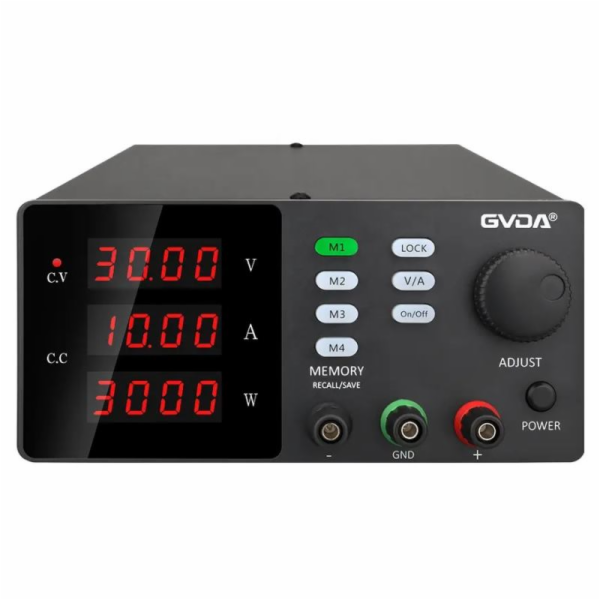 GVDA GD-E3010, Regulovateľný zdroj, 0-30V/0-10A