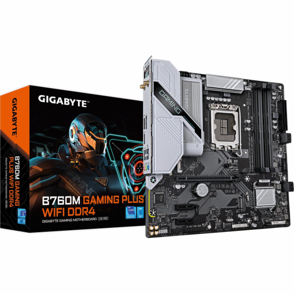 GIGABYTE B760M GAMING PLUS WIFI DDR4, základní deska