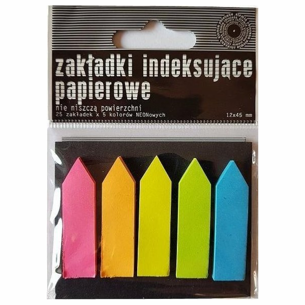 Karty s indexováním papíru Neon