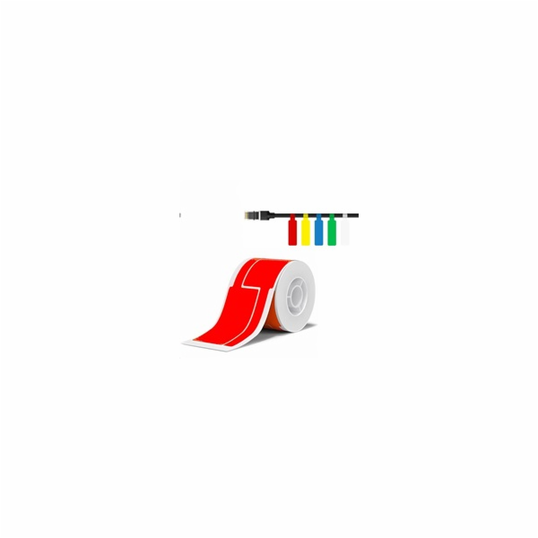 Niimbot štítky na kabely T 25x76mm 200ks Červené pro B21,...