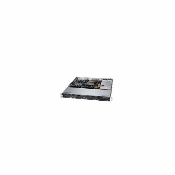 SUPERMICRO 1U chassis 4x 3,5" HS SAS/SATA, 2x600W (Platinum)