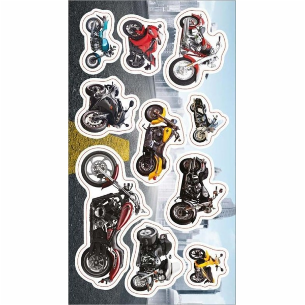 Ranní samolepky Motocykly