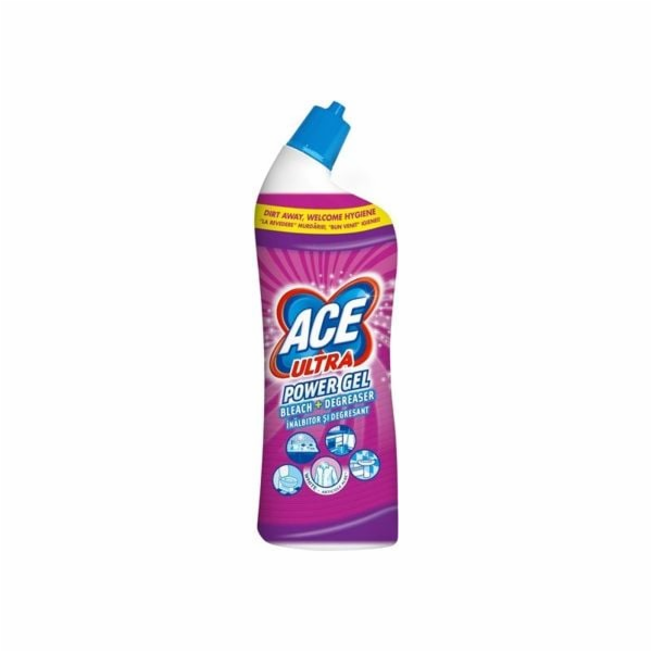 Gelový čistič koupelen Ace Ultra Power 750 ml