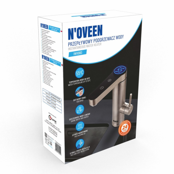Průtokový ohřívač vody N OVEEN IWH960 INOX