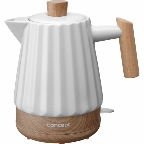 Concept RK0090 Keramická rychlovarná konvice 1,5 l Bílá