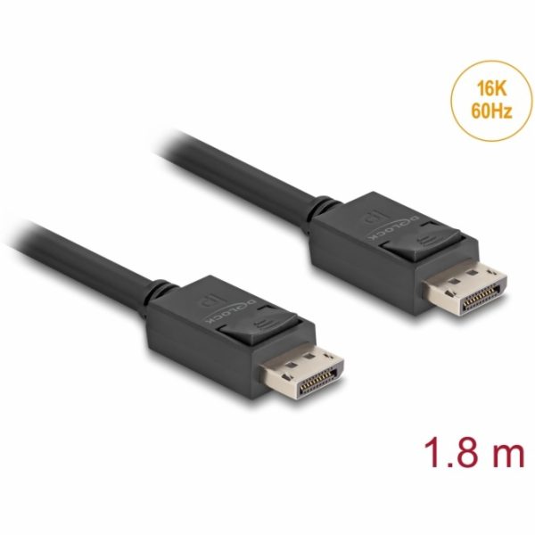 DeLOCK kabel DisplayPort 2.1 samec > DisplayPort samec, 1...