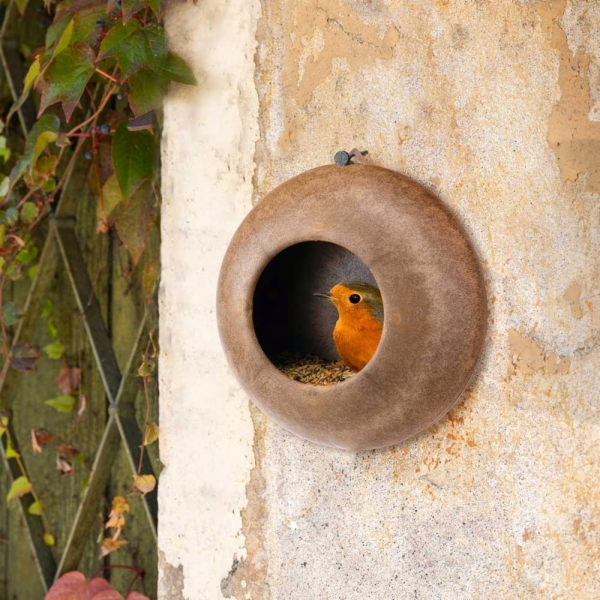 FERPLAST PIKI 1 WILD BIRD FEEDER - krmítko hnědé