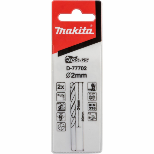 Makita Metallbohrer HSS-GS 2,0x49mm